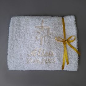 personalizowany ręcznik prezent na chrzest